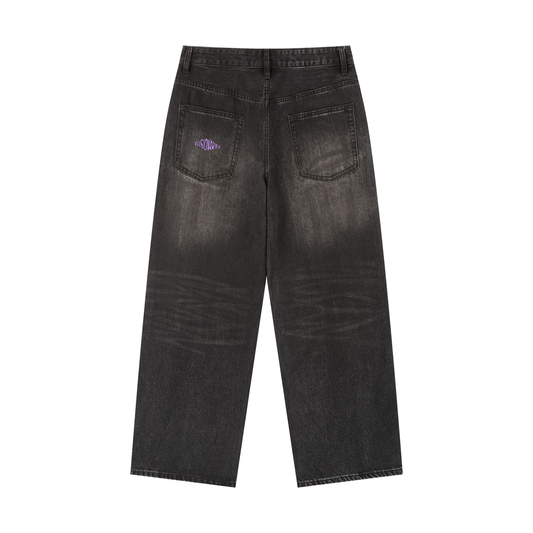 Tiger Graphic Straight Leg Jeans