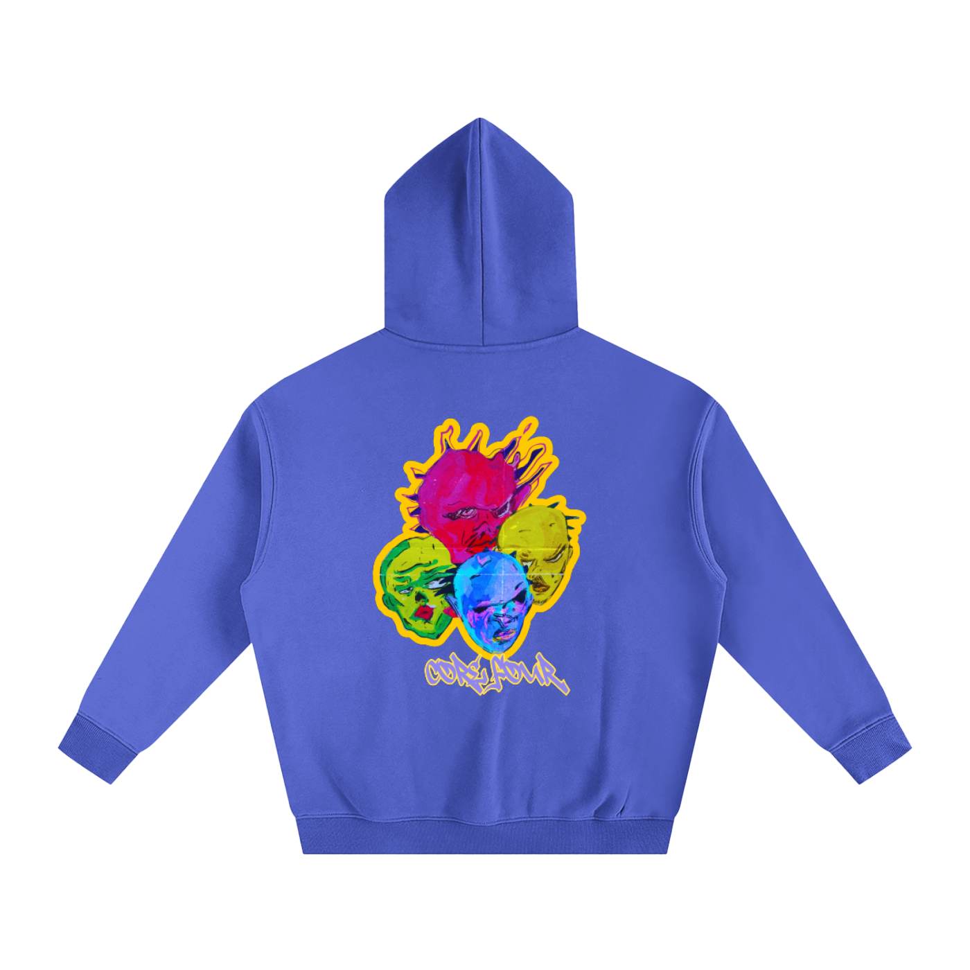 Core Four Graphic Oversized Hoodie