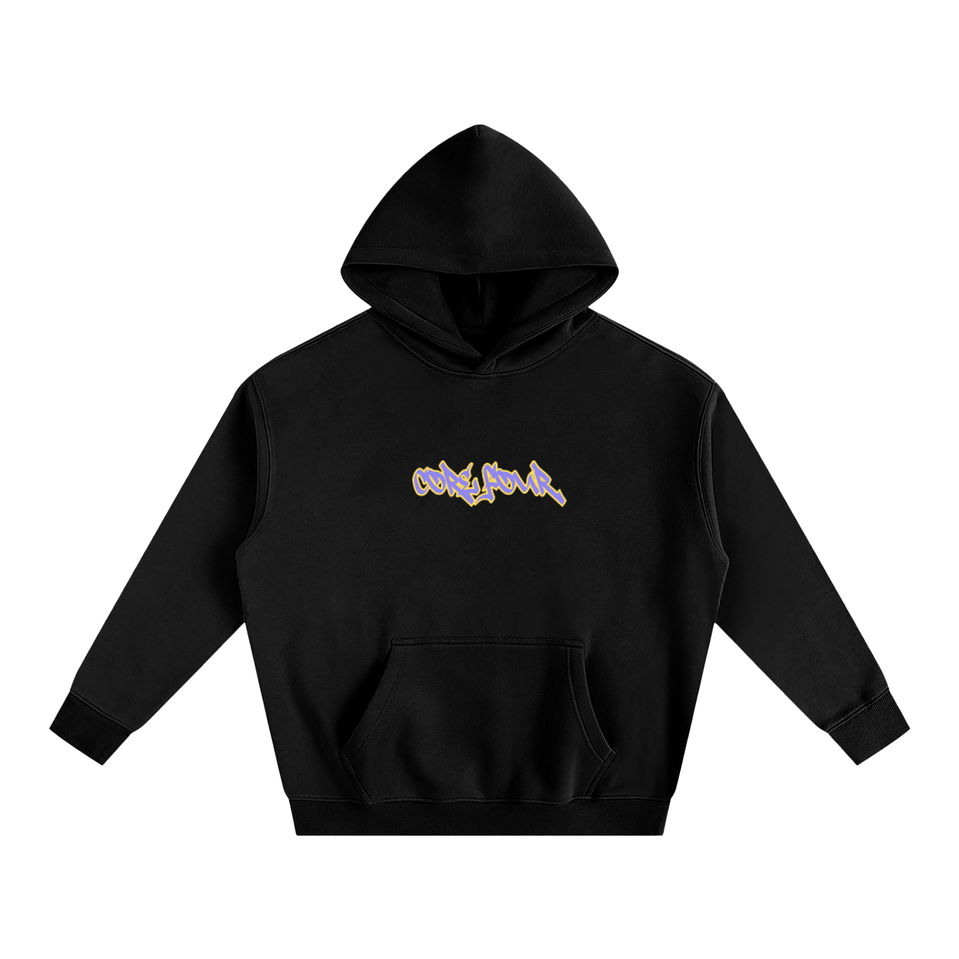 Core Four Graphic Oversized Hoodie