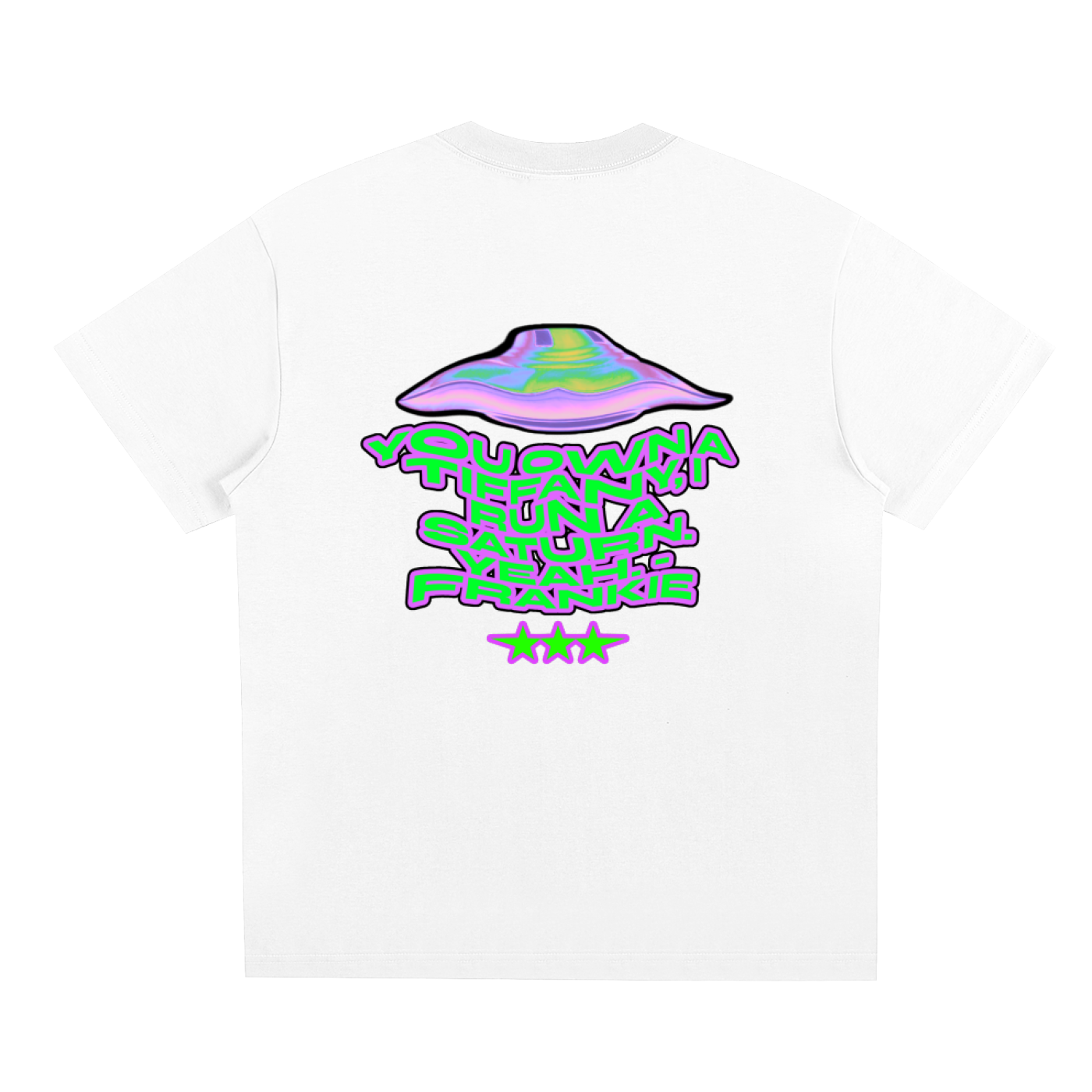 SATURN OVER TIFFANY TEE