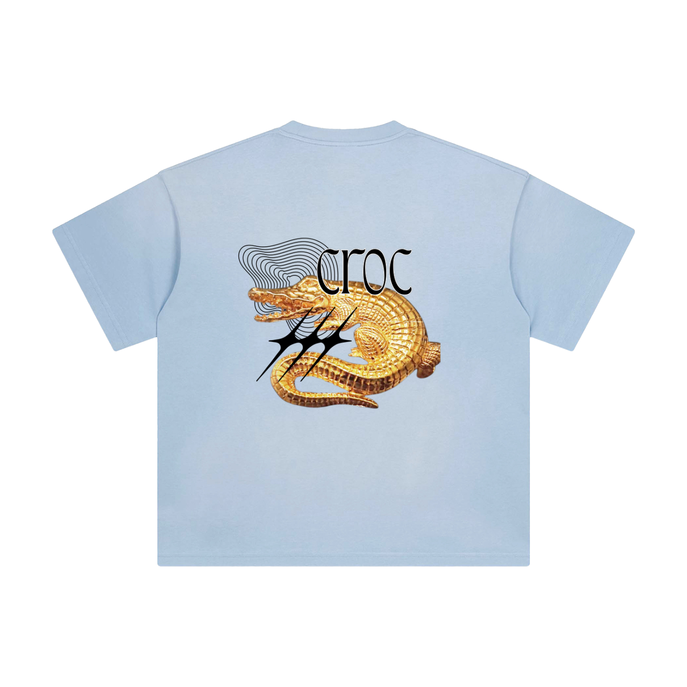 "CROC BY THE NEEL" TEE