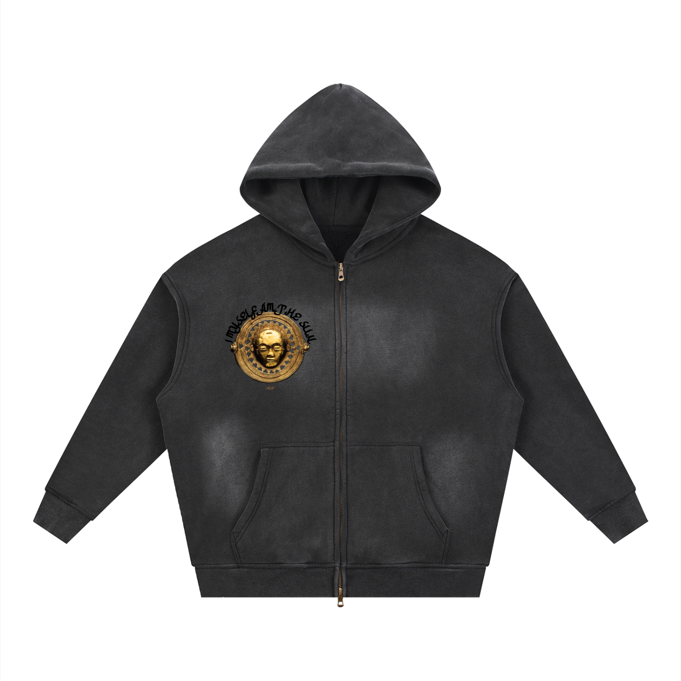 "I MYSELF AM THE SUN" ZIP UP
