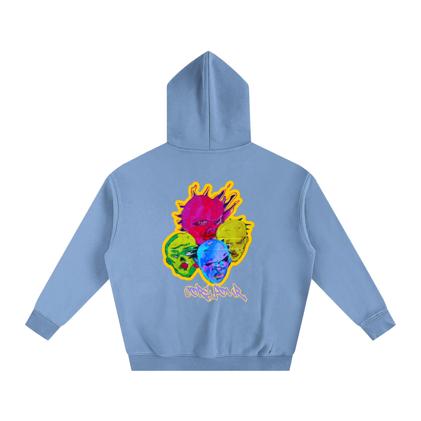 Core Four Graphic Oversized Hoodie