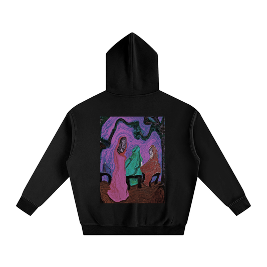 Tea Ladies Graphic Oversized Hoodie