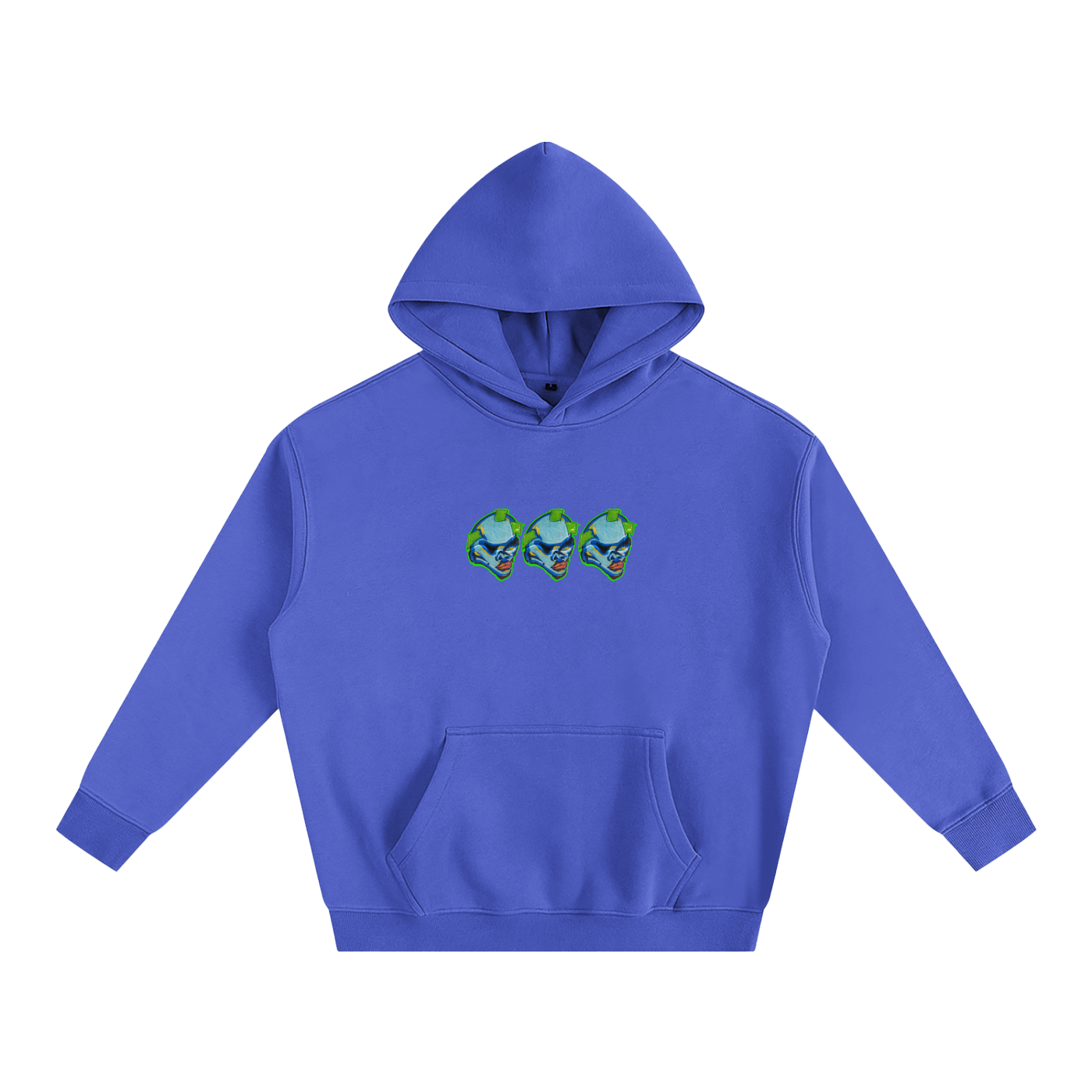 Green Moss Graphic Oversized Hoodie