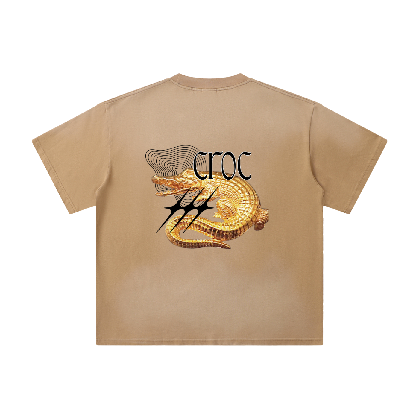 "CROC BY THE NEEL" TEE